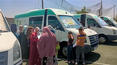 الكشف على 1100 حالة بقافلة طبية مجانية ضمن 
