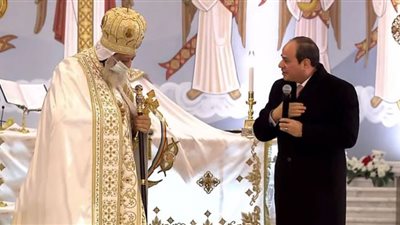 قداس عيد الميلاد.. السيسي يبوح بـ «سر»عن علاقته بالبابا تواضروس (فيديو)