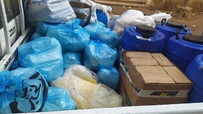 ضبط 500 كيلو منتجات ألبان وزبدة مغشوشة بالفيوم