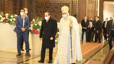 البابا تواضروس في عيد الميلاد: نصلى إلى الله أن يحفظ الرئيس السيسي وبلادنا العزيزة