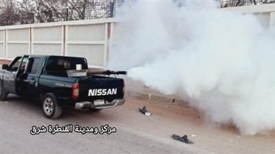 محافظة الإسماعيلية تستكمل خطة مكافحة البعوض والذباب