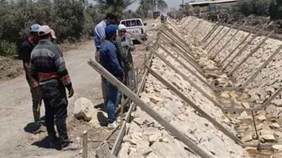 متابعة حالة مياه الري وأعمال تبطين الترع بالفيوم