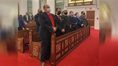 القنصل العام المصري بشيكاجو يشارك في احتفالات الكنيسة القبطية