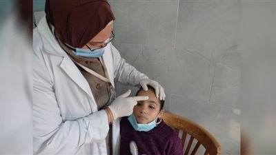 الكشف على 1171 مريض خلال قافلة طبية بقرية ميت يعيش بالدقهلية