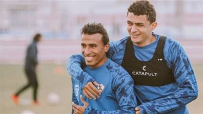 تدريبات تأهيلية لـ عمر السعيد في مران الزمالك