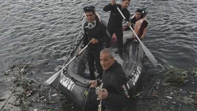 الشرطة تنقذ ربة منزل وزوجها من الانتحار في نهر النيل بالقاهرة