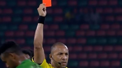 أمم أفريقيا.. مباراة أثيوبيا و الرأس الأخضر تشهد أول بطاقة حمراء في كان 2021