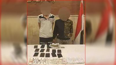 القبض على صاحب محل بحوزته كمية من مخدري الحشيش والبانجو بعين شمس