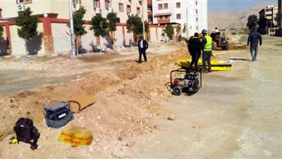 إستمرار أعمال توصيل الغاز الطبيعي بحي الكوثر في سوهاج