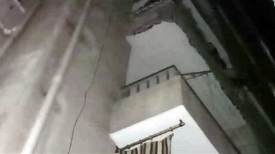 انهيار أجزاء من شرفة عقار بالإسكندرية من دون إصابات
