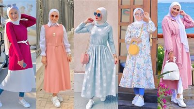 أحدث تصميمات الفستانين للمحجبات لموسم صيف 2022