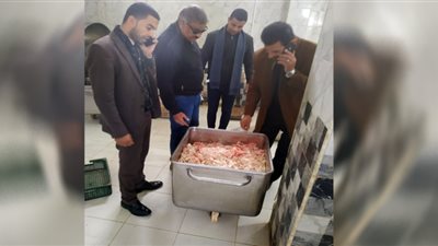 ضبط 7 طن ونصف لحوم داخل مصنع بدون ترخيص في دمنهور