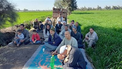 زراعة الشرقية تعقد مدرسة حقلية عن الفول البلدي بأبو كبير