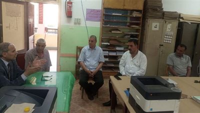 استمرار رصد الدرجات و أعمال المراجعة النهائية للشهادة الإعدادية كفر الشيخ