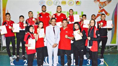 مصر تحصد 35 ميدالية والمركز الأول في بطولة إفريقيا لشباب الكونغ فو