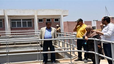 رئيس مياه دمياط يتابع نسب التنفيذ بمشروعات 