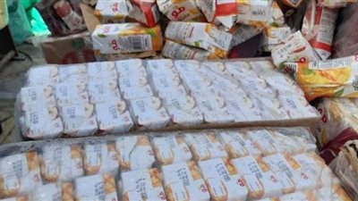 تموين الشرقية: ضبط 22 ألف عبوة عصير مجهولة المصدر بالعاشر من رمضان