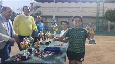 تنس الصيد يحرز المراكز الأولى بالبطولات المحلية