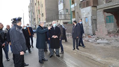 محافظ القاهرة يتفقد أعمال الإزالة الجارية بطريق حسين كامل سليم