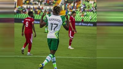 (مجموعة منتخب مصر) نيجيريا تتقدم على السودان في الشوط الأول