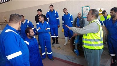 مياه القناة تنظم دورات تدريبية للعاملين في مجال السلامة المهنية