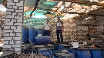 ضبط 9 طن مخلل فاسد ببنى سويف