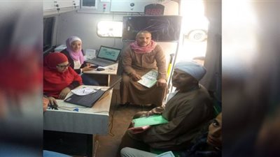 الوحدة المحلية بسمسطا تشرف على منظومة العمل بالمركز التكنولوجي المتنقل