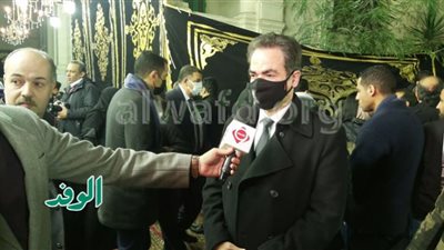 بكري والغيطي والمسلماني يحضرون عزاء الإعلامي وائل الإبراشي