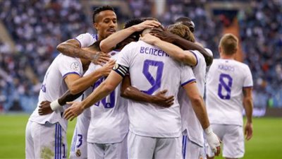 نهائي السوبر الإسباني..ريال مدريد يتقدم على بيلباو في الشوط الأول