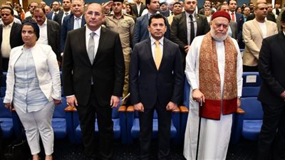 وزير الشباب يشهد مؤتمر الإعلان عن إقامة معرض 