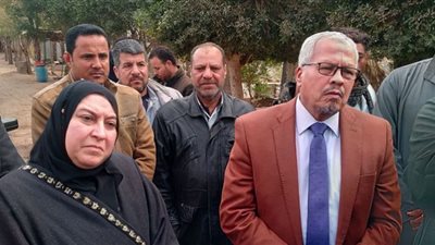 رئيس شركة مياه المنوفية يزور عزبة التفتيش بأشمون