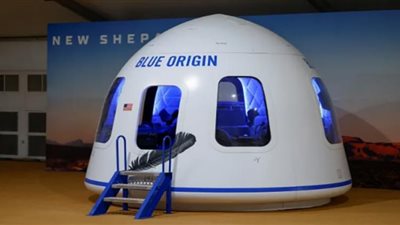 (شاهد) إطلاق طاقم New Shepard الخامس من Blue Origin