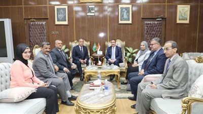 محافظ المنوفية يستقبل رئيس مجلس إدارة شركة جنوب الدلتا لتوزيع الكهرباء