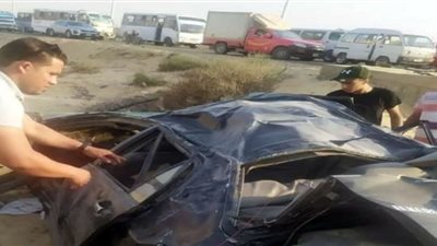 إصابة شخصين في حادث تصادم بطريق الخانكة - السلام