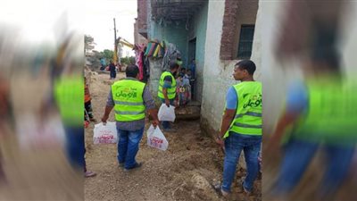 أورمان الشرقية: توزيع لحوم ومواد غذائي على 7 آلاف أسرة في 40 قرية