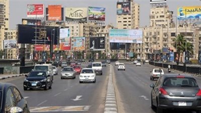 الحالة المرورية بشوارع الجيزة