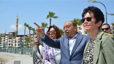 افتتاح حديقة بنت الشاطئ بعد تطويرها بدمياط