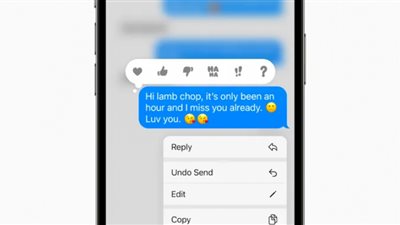 Apple تضيف أدوات التراجع عن الإرسال إلى الرسائل في iOS 16