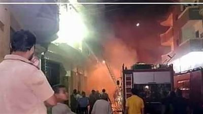 تفحم جثة طفلة في حريق منزل أسرتها ببني سويف