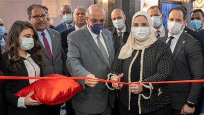 وزيرة التضامن تفتتح فرع طيبة لبنك ناصر الاجتماعي بمحافظة الأقصر