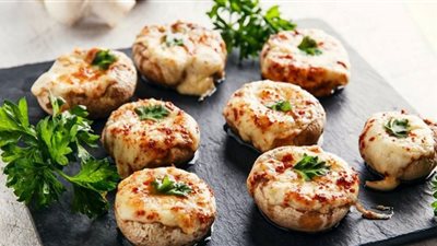 لمد الجسم بالحديد والكالسيوم.. طريقة عمل مشروم محشي بالجبن