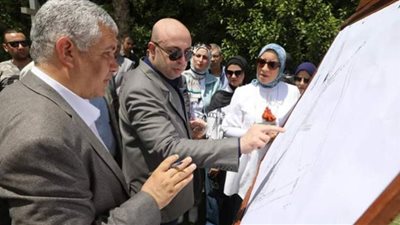 محافظ بني سويف يتفقد المستجدات التنفيذية لمشروع مرسى النيل السياحي من ناحية الشرق