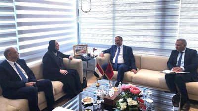 وزيرة التجارة تبحث مع نظيرها المغربي تعزيز التعاون الاقتصادي