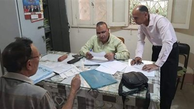 إستمرار متابعة أعمال توريد القمح بالجمعيات الزراعية بالفيوم