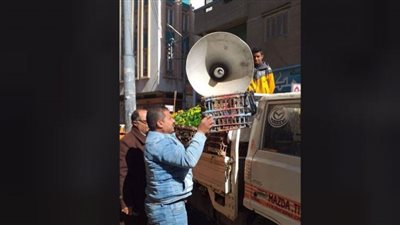 ضبط 53 مكبر صوت فى حملة علي الباعة الجائلين بـ 