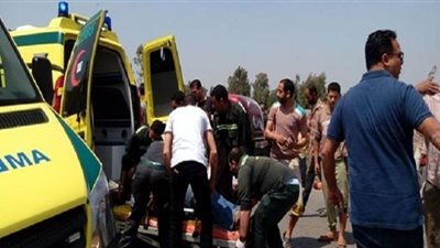 إصابة 14 من عامل فى حادث انقلاب سيارة ربع نقل بالشرقية