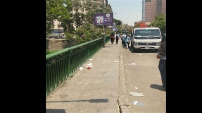 حملة مكبرة بمنطقة القصر العيني للقضاء على الاشغالات ومخالفات الباعة الجائلين