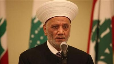 مفتي لبنان يبدي قلقه مما يجري في البلاد ويدعو لمزيد من وحدة الصف