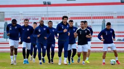 مران الزمالك..تقسيم اللاعبين لمجموعات لخوض فقرات فنية