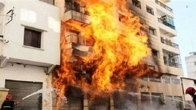 الاستماع لأقوال أصحاب المحلات والشقق المتضررين من حريق عقار مدينة نصر
